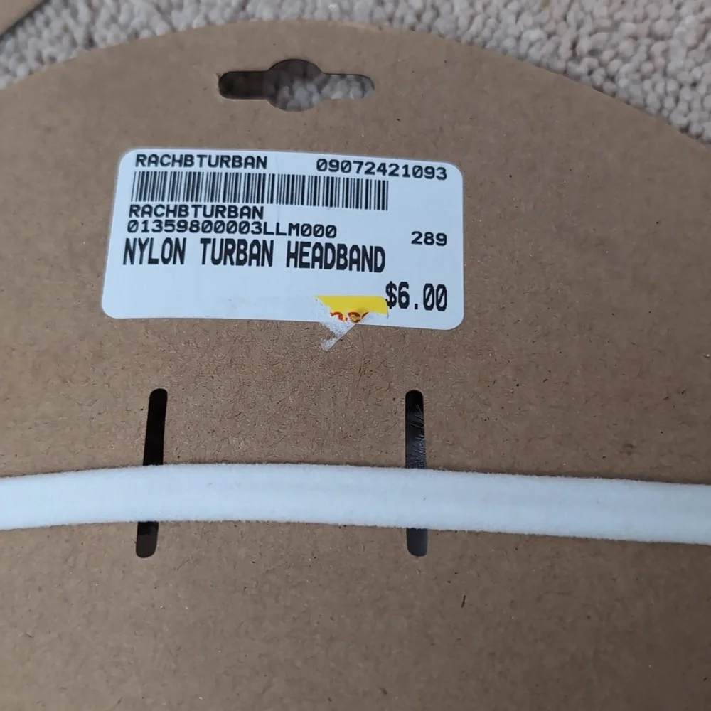 Rachel's ribbons white headband